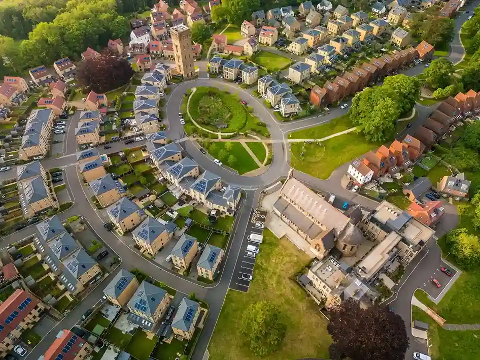 Ampthill, Bedfordshire's Residential Area