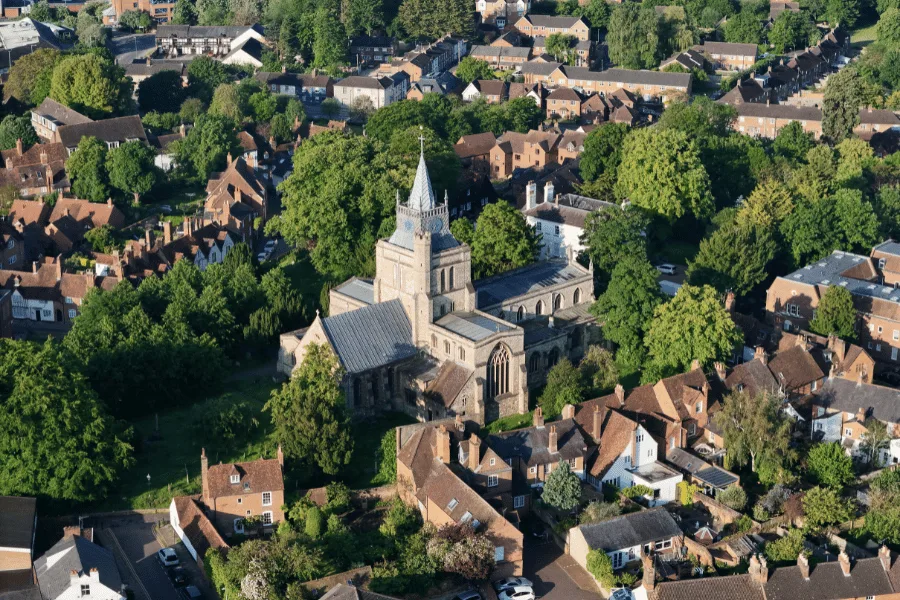 Royston, Hertfordshire's Residential Area